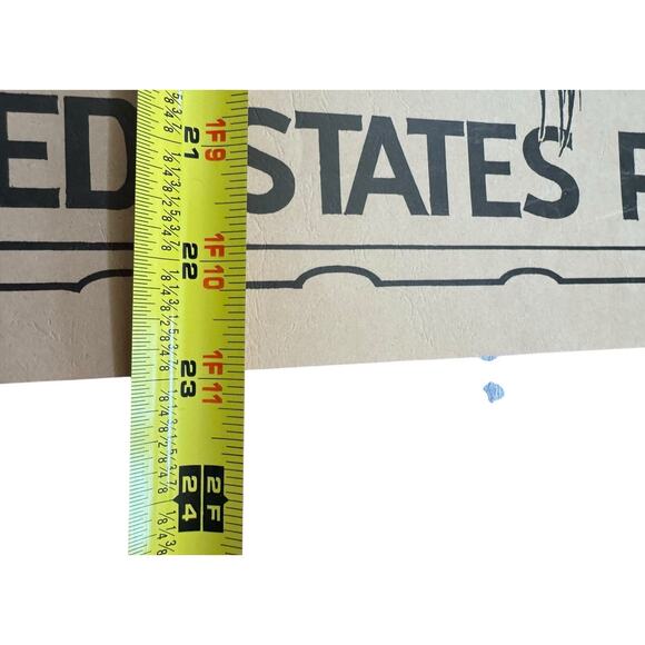 Pony Express Postage Stamp Poster 1860 - 1960 United States Postage 4 Cents READ - Picture 6 of 9